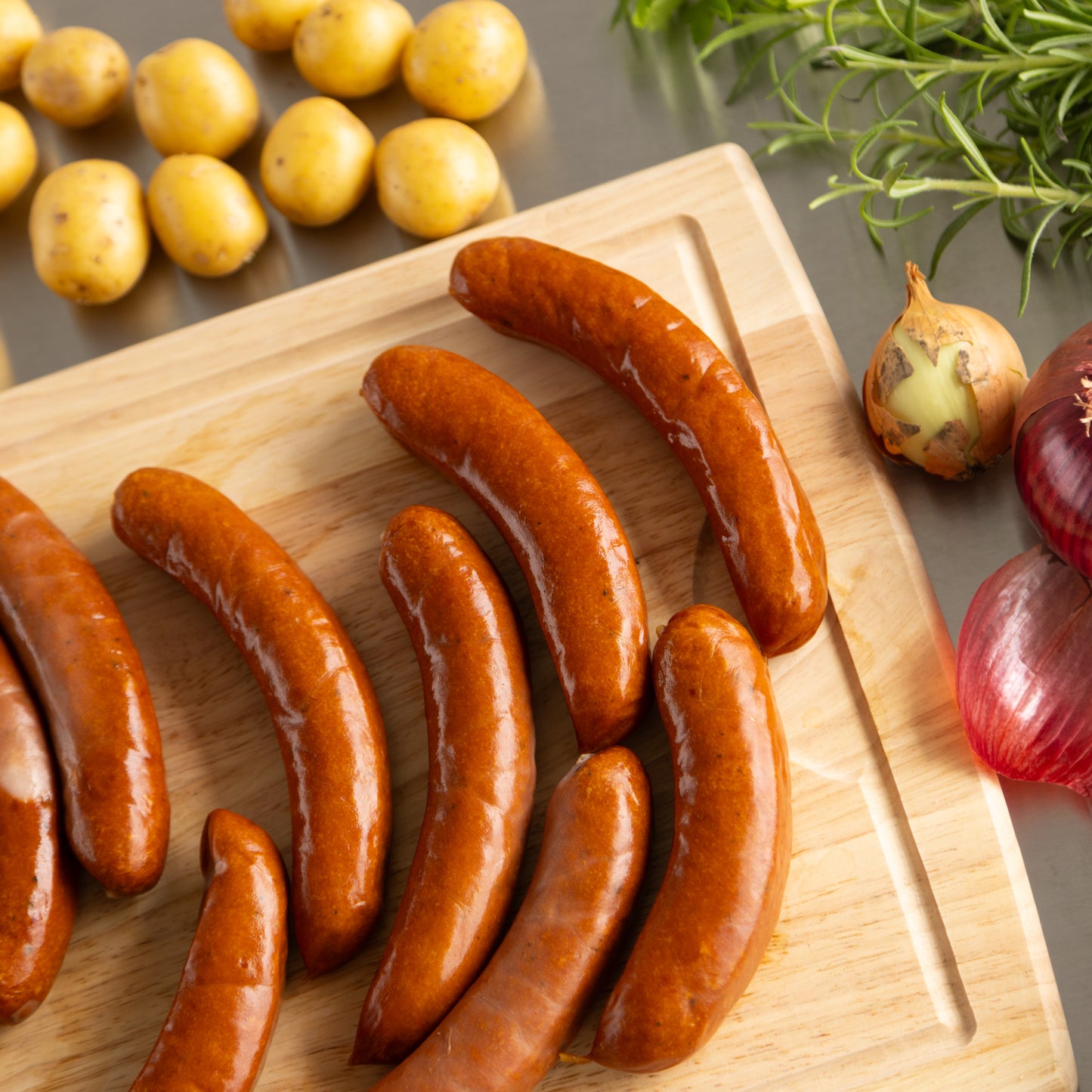 Elg, grillpølse, 3 x 500 g